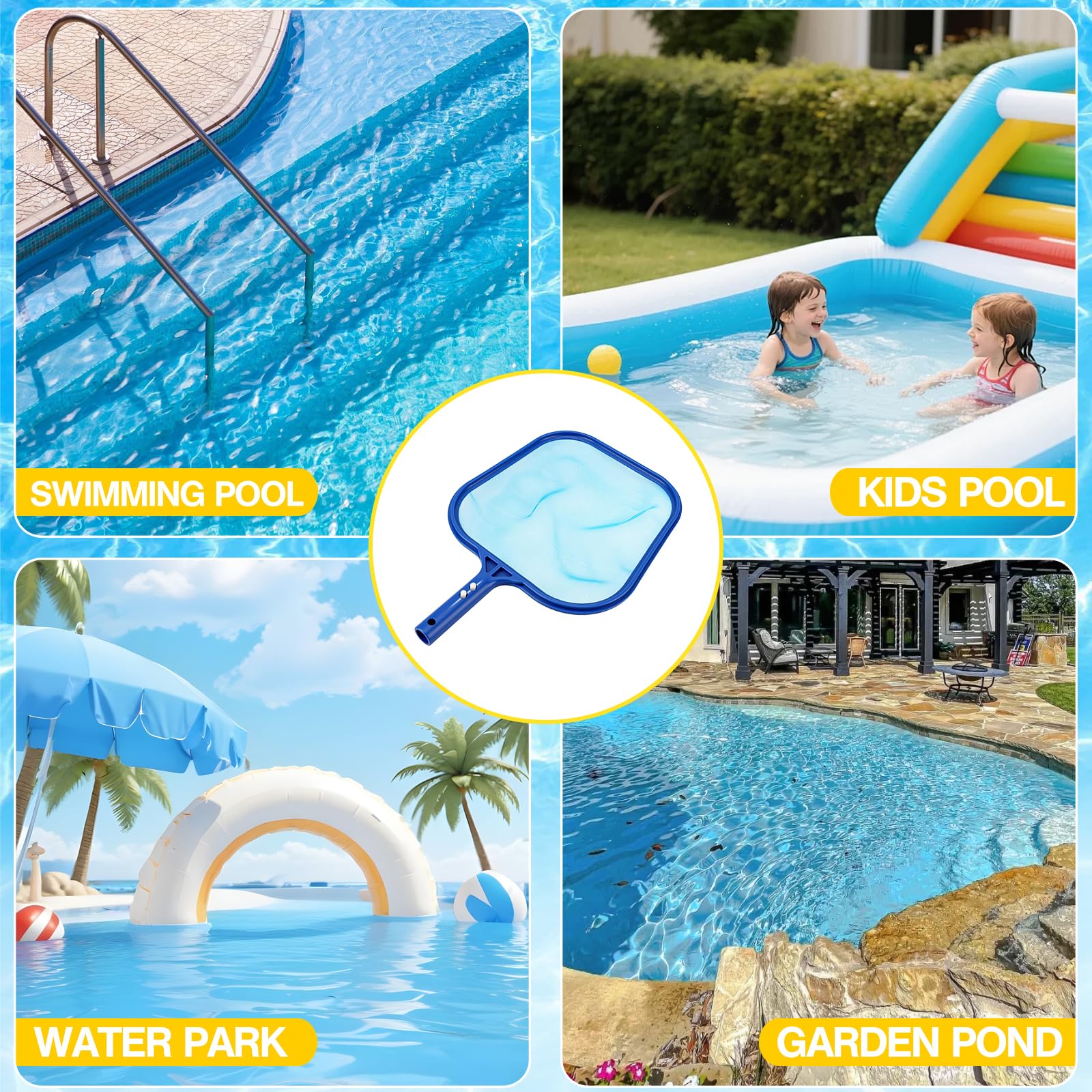 YANLIFY durable frame resists bending for long-lasting pool maintenance