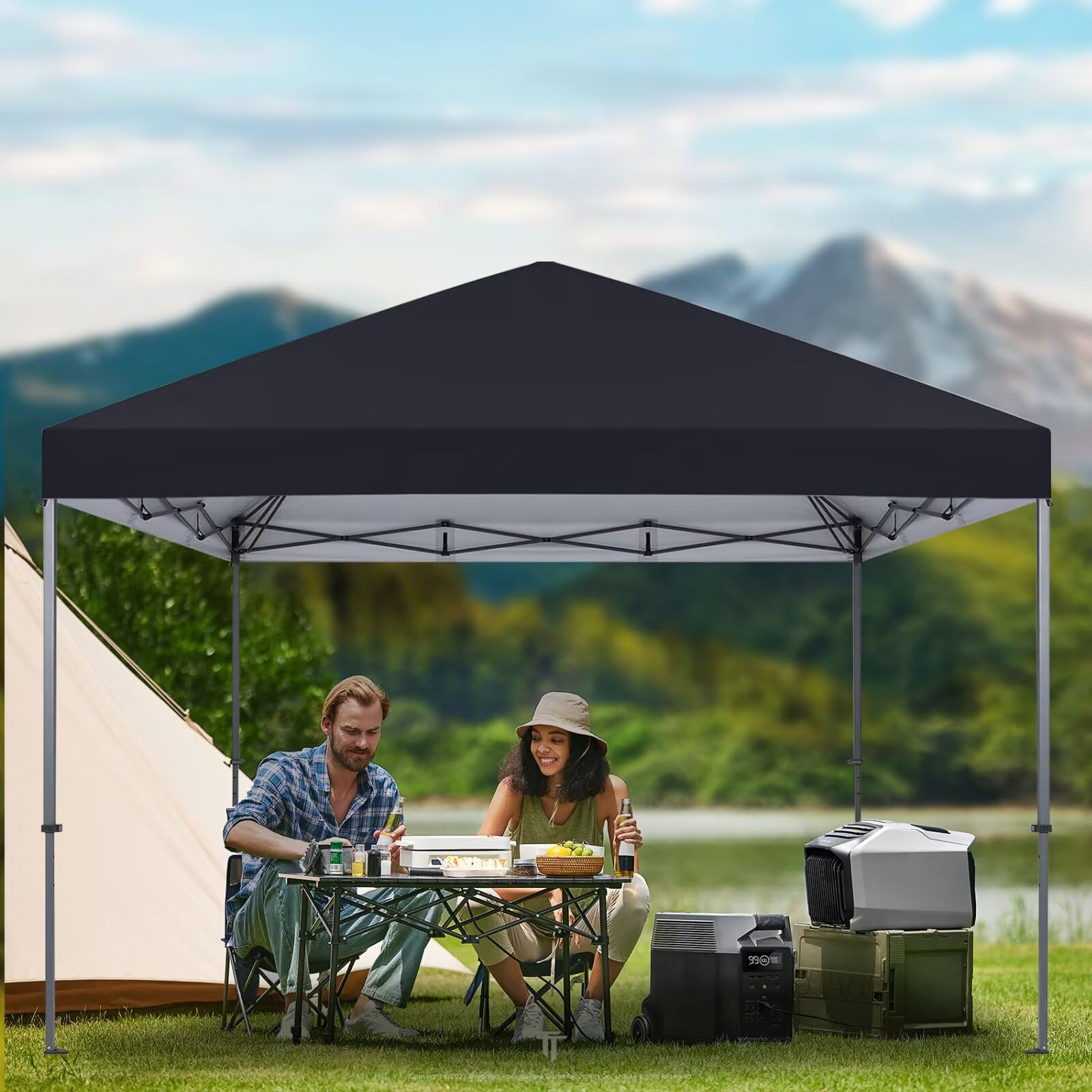 YANWEI universal-fit canopy top works with most straight-leg frames.