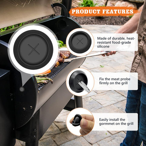 YAOAWE durable silicone grommet for long lasting grill use.