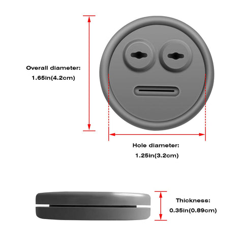 YAOAWE high temp silicone grommet, durable for hot grill environments.
