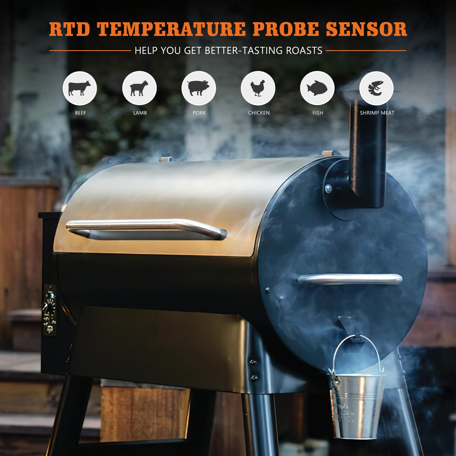 Replacement pack ensures a ready spare for ongoing grilling.