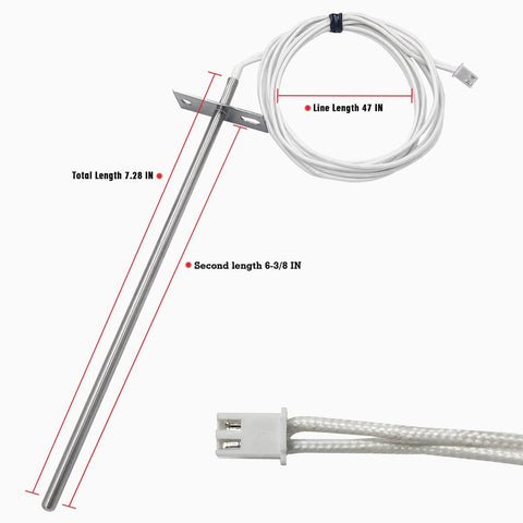 YAOAWE probe sensor close-up showing durable heat-woven lead for reliable signal.