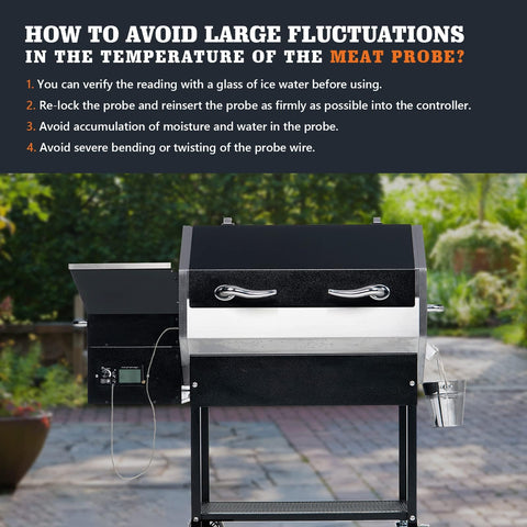 Recteq-compatible YAOAWE probe designed for seamless grill integration