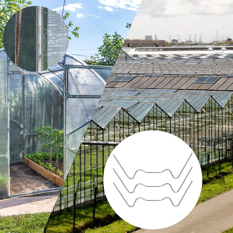 Yaocom clip suitable for multi-layer boards and glass panels in greenhouses.