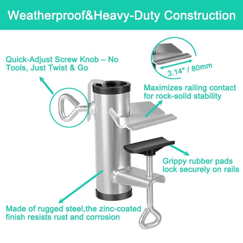 Yaoeruqi galvanized finish provides rust-proof durability for outdoor use