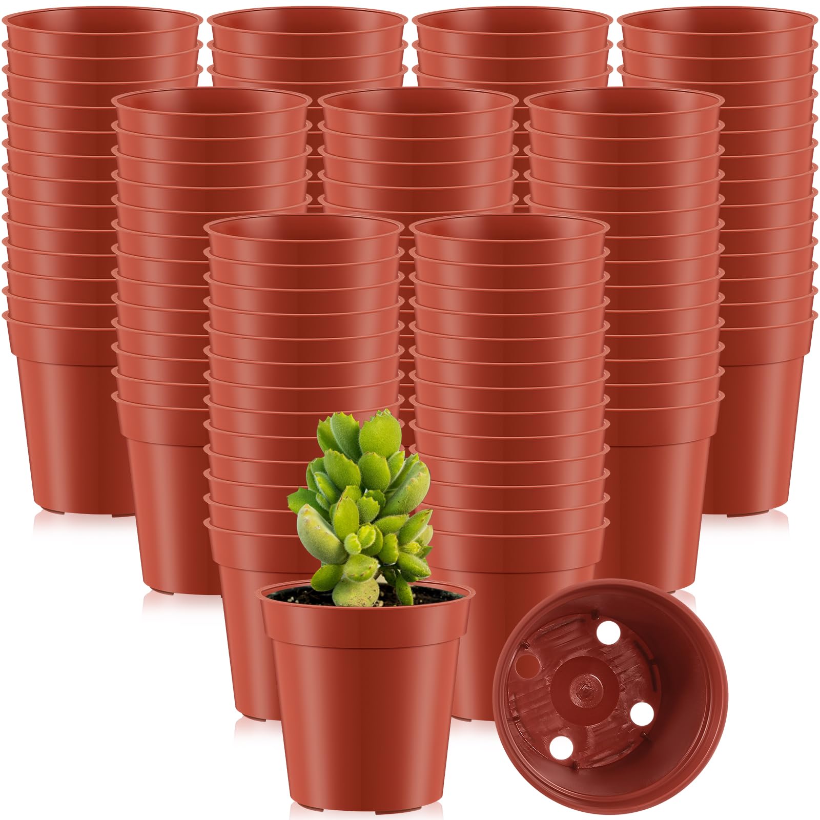 Yaomiao 2 inch seed starter pot with drainage holes for healthy seedlings.