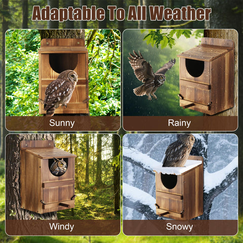 Yaoyiizy Large Nesting Box Dimensions provide roomy interior for different birds