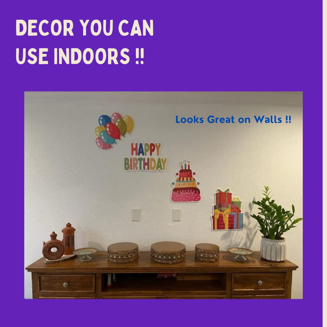 Yard Expressions balloons cutout enhances festive curb appeal