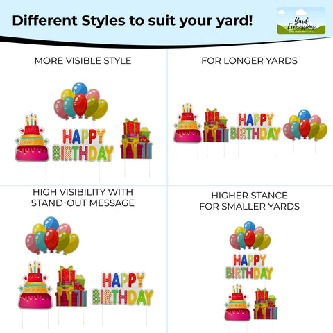 Yard Expressions outdoor display ready signs for easy setup