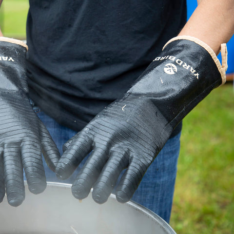 Yardbird Poultry Gloves heavy-duty neoprene for durable waterproof performance.
