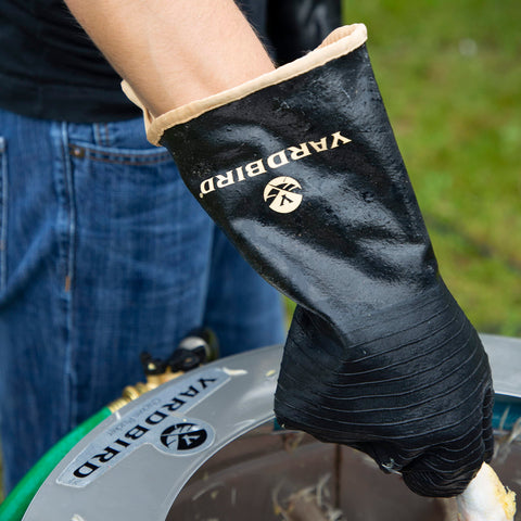 Yardbird Poultry Gloves textured grip for secure handling of wet birds.