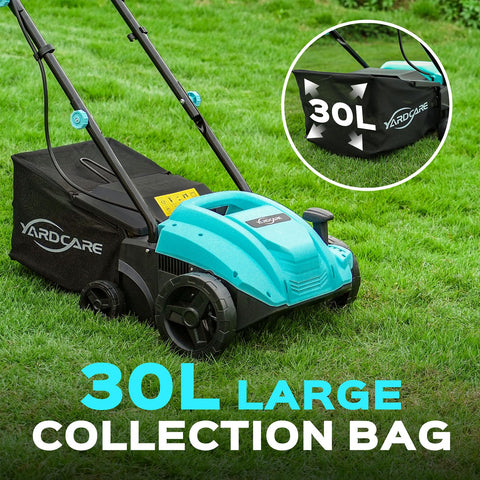YARDCARE ergonomic soft-grip handle for comfortable operation