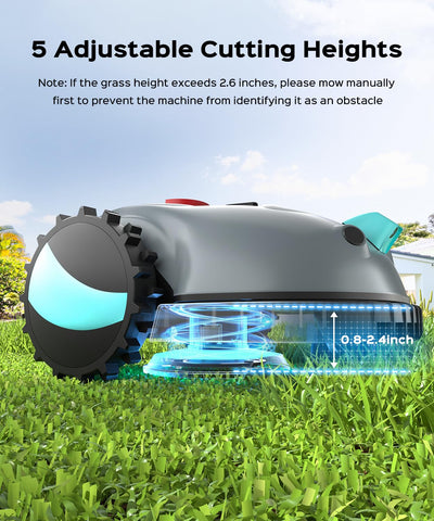 YARDCARE V100 low-noise operation keeps outdoor mowing discreet.