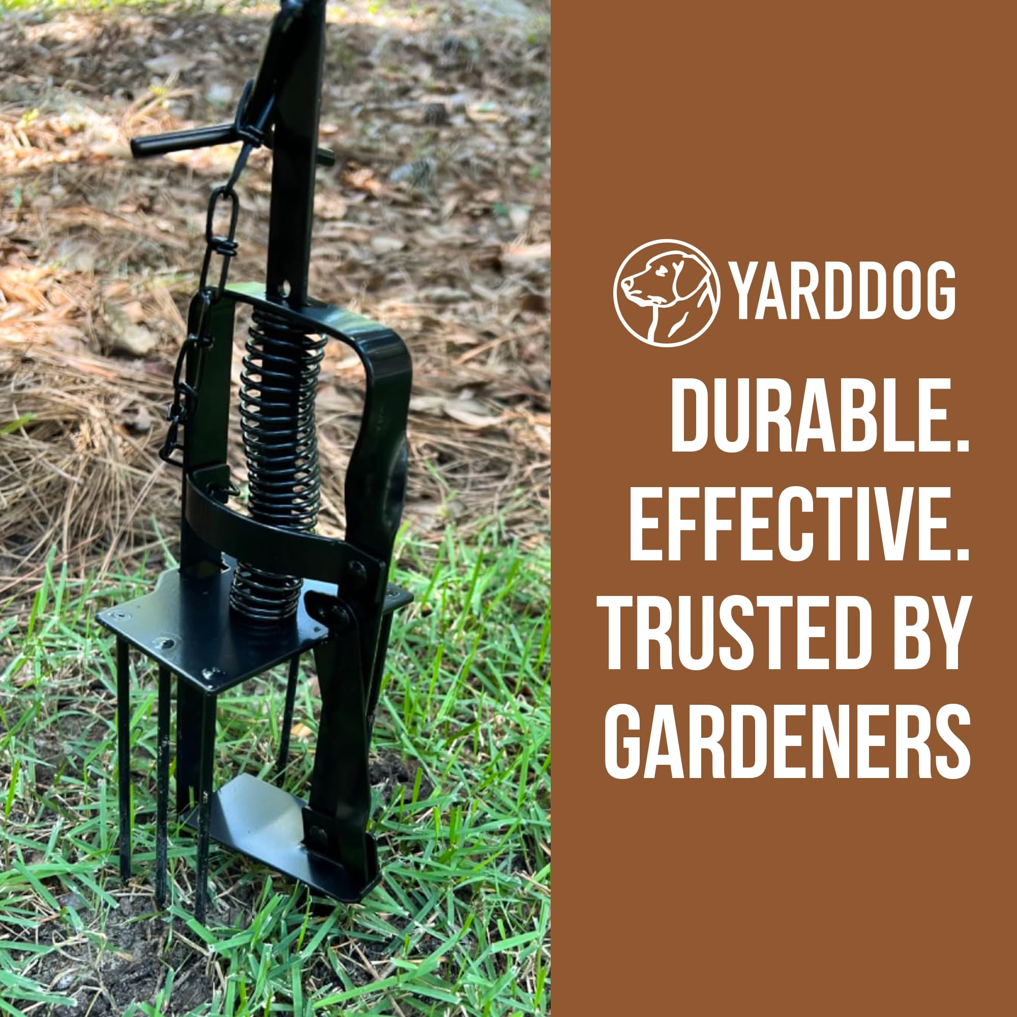 YARDDOG Protect Your Yard: reliable control with a durable steel design.