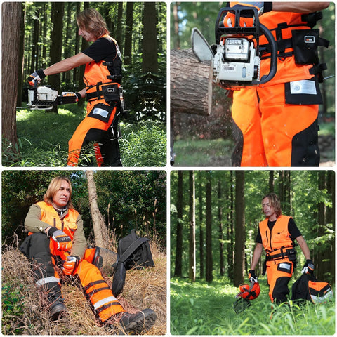 YARDMARIS practical pockets for phone and tools.