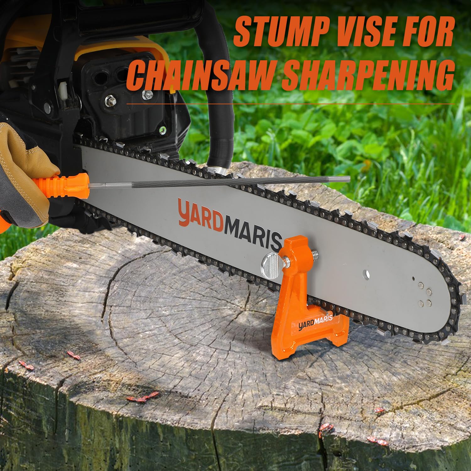 YARDMARIS heavy-duty alloy steel construction promises durability in tough outdoor jobs