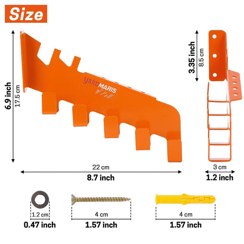 YARDMARIS side-hole design stores files and small tools beside chains