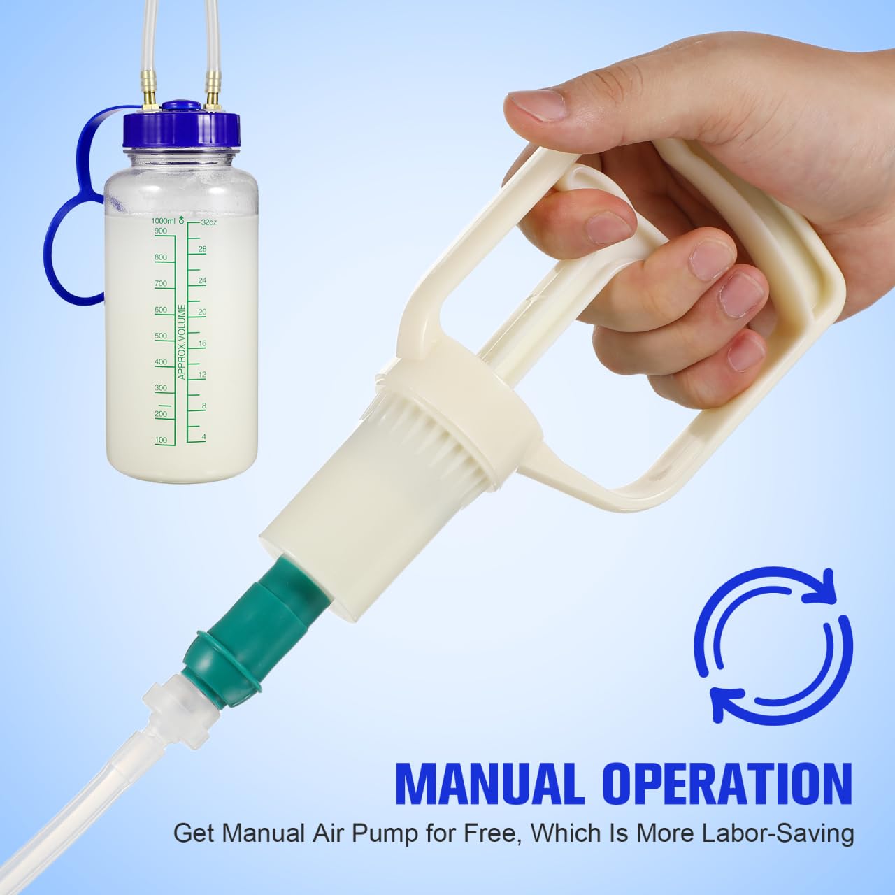 Yardwe ergonomic lightweight design for comfortable milking sessions.