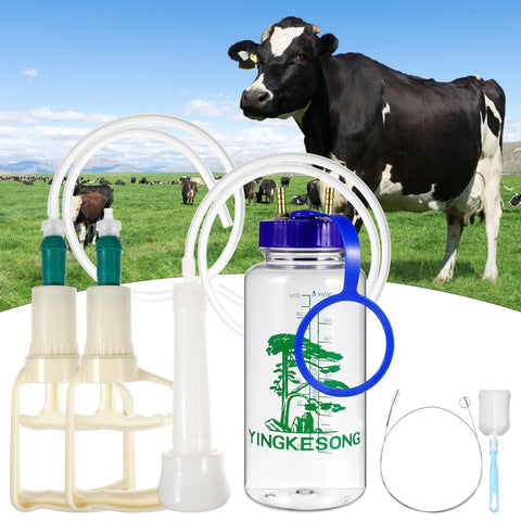 Yardwe transparent milk bottle shows measurements for accurate daily dairy.