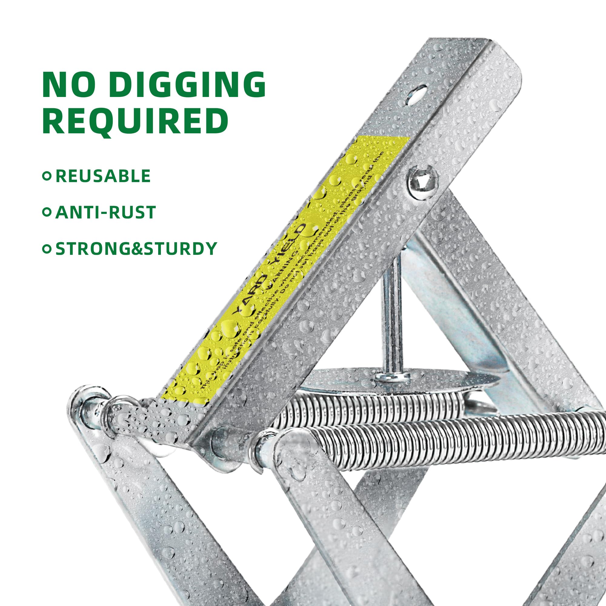 YardYield safe-use design promotes hands-on, bait-free trapping.