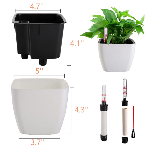 Yarlung nested planter interior with raised legs for better drainage