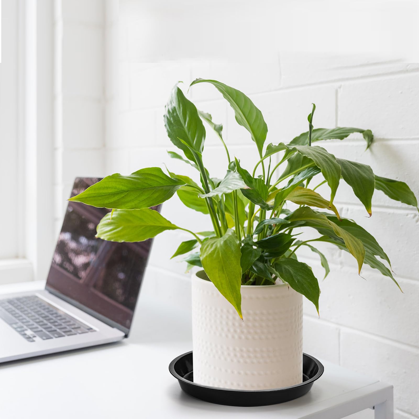 Yarlung outdoor-use saucer withstands sun for garden pots