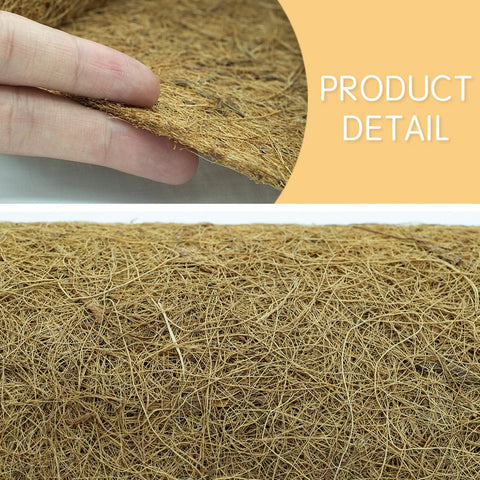 Yarrdfir animal pet pad uses coconut fibers for a breathable resting area.