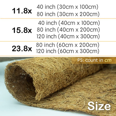 Yarrdfir Coco Liner Roll for flower baskets creates a tidy, decorative edge