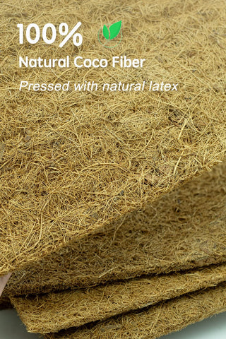 Yarrdfir garden decor coconut fiber mat with natural texture outdoors