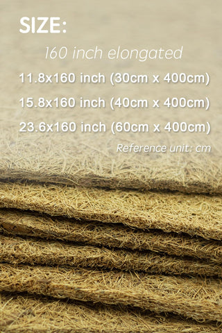 Yarrdfir outdoor snow mat coconut fiber for coverage and grip