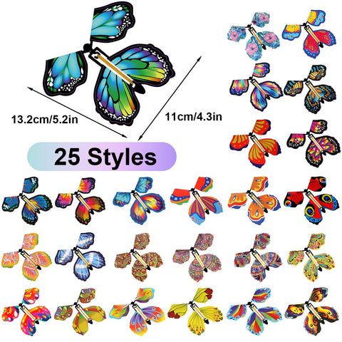 Yasdyri butterfly toy with 25 color patterns for visual appeal