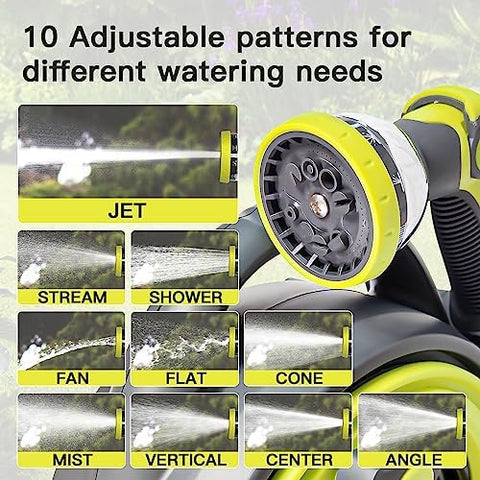 YASHINE metal 10-pattern nozzle with durable spray options