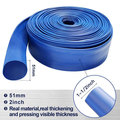 YASHINE hose with clamps and connector for quick pump hookup