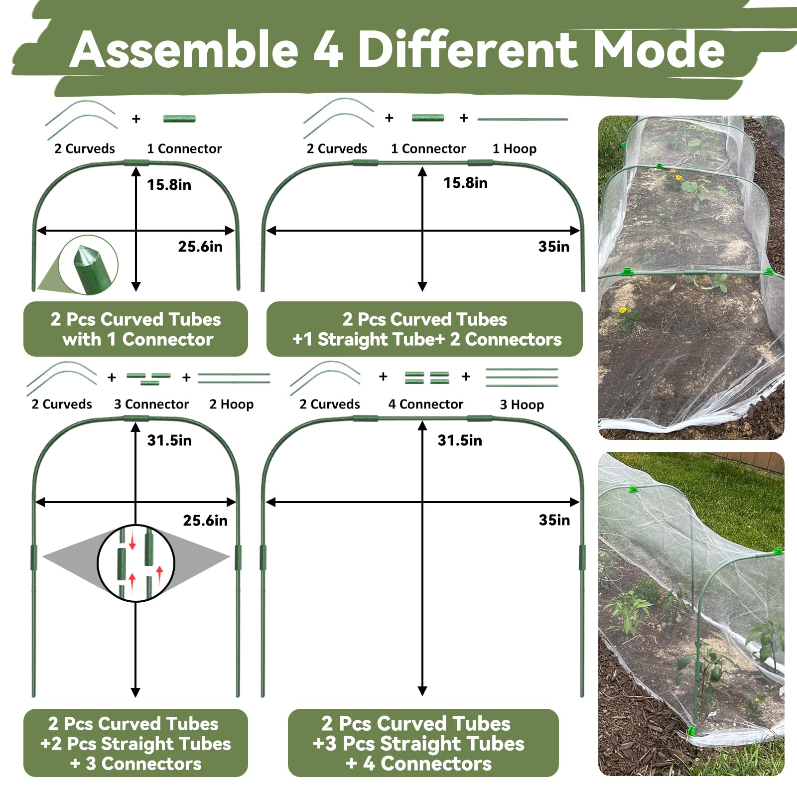 Ultra-fine 0.04 inch mesh blocks pests while letting light and water through