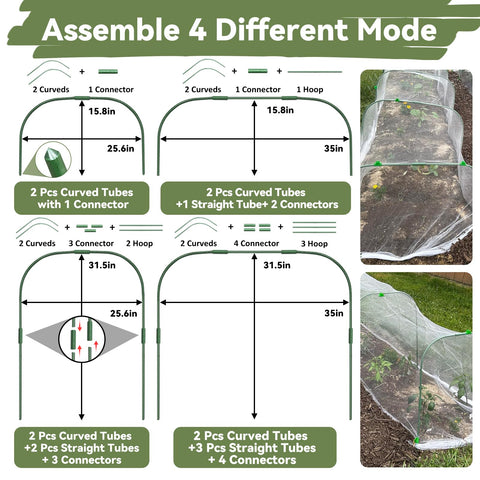 Ultra-fine 0.04 inch mesh blocks pests while letting light and water through