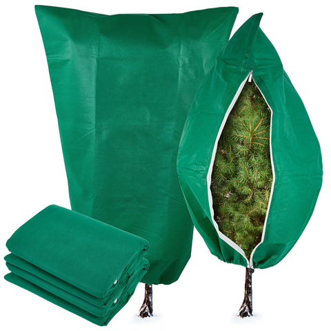 YATHO plant cover in use providing frost protection for outdoor plants