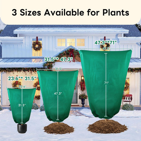 YATHO waterproof yet breathable fabric protecting plants