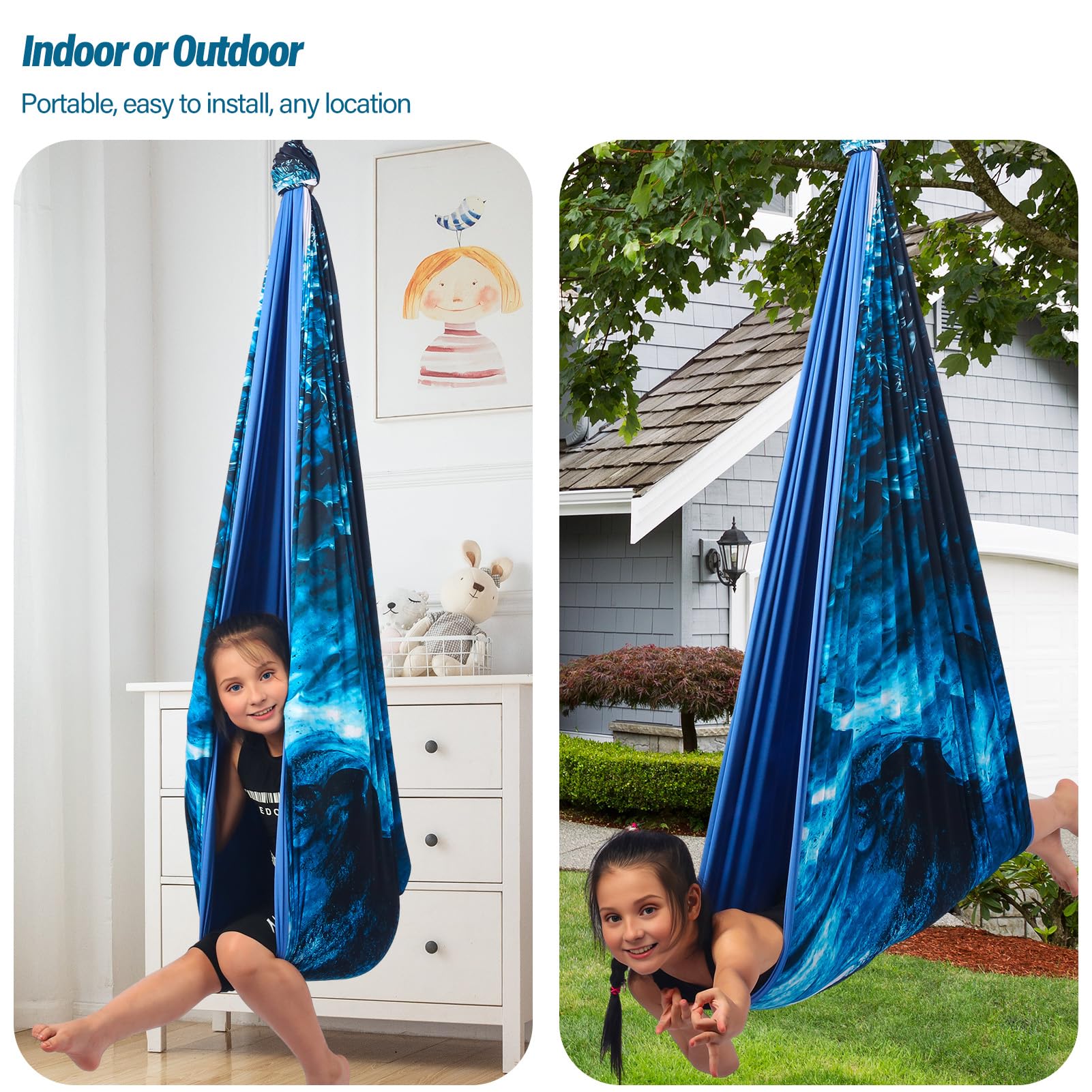 Yatoco Sensory Swing offers calming sensory input and relaxing motion for all ages
