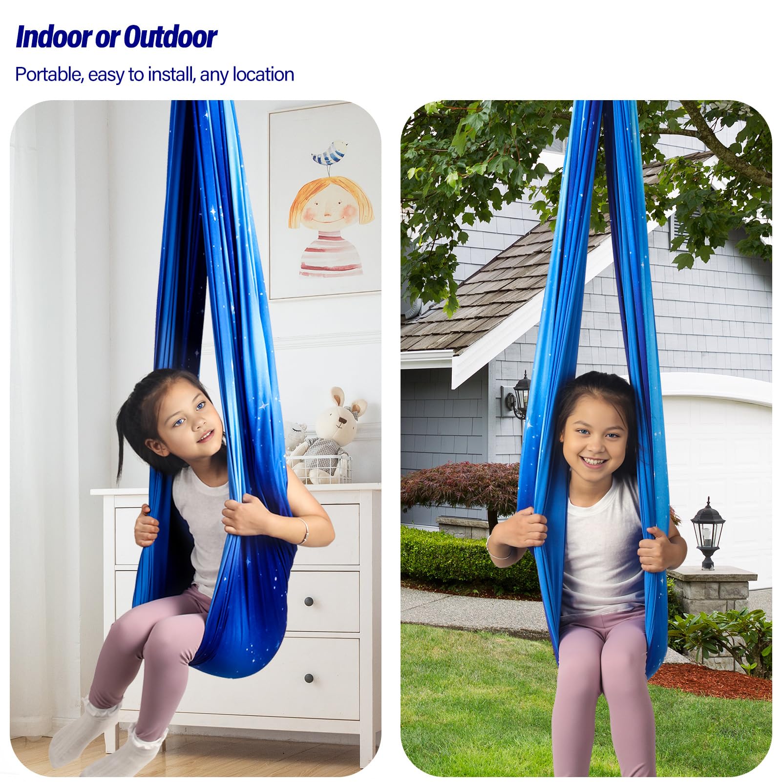 Yatoco sensory swing family playtime calm and fun