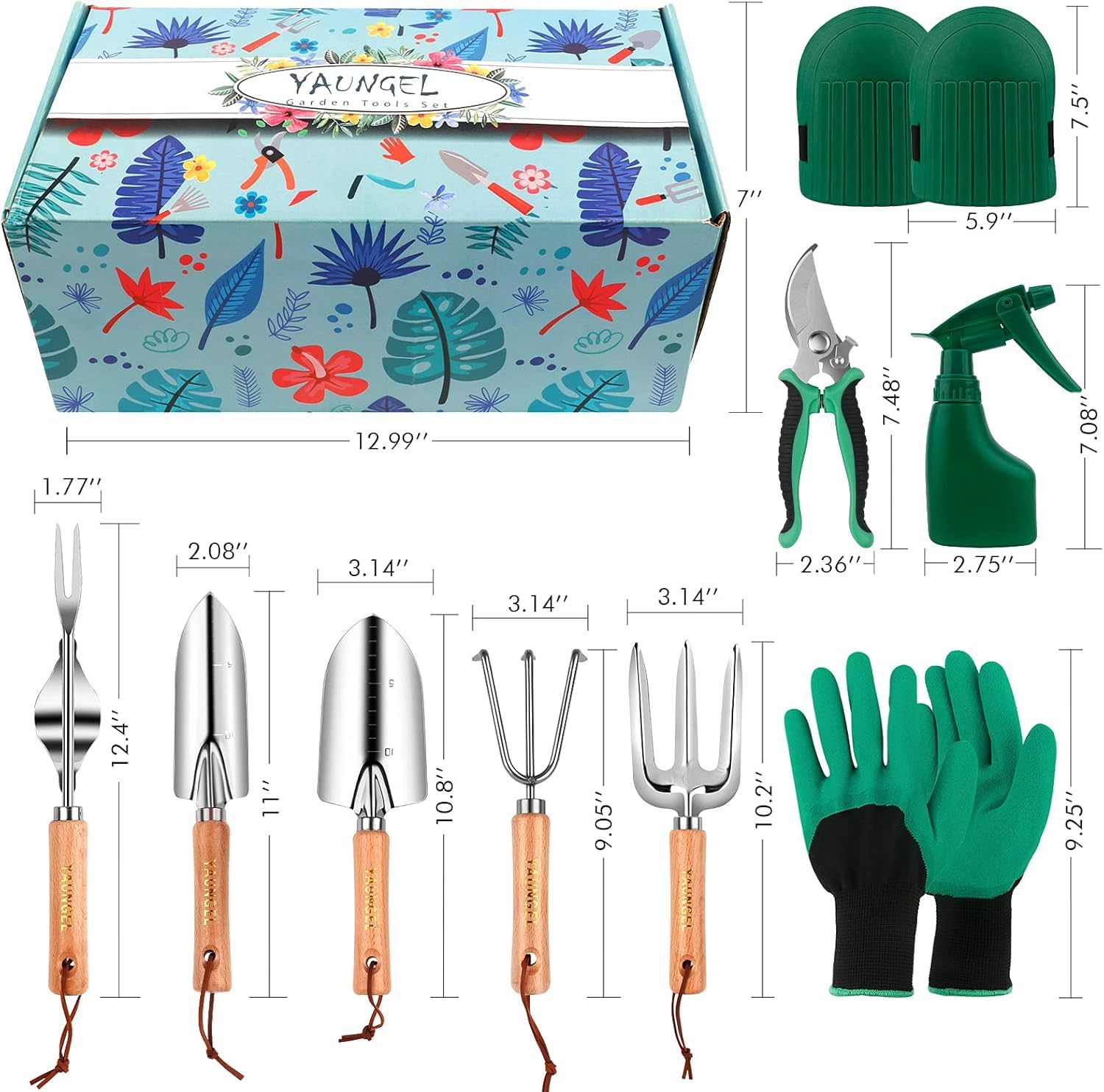 YAUNGEL 600D tool tote bag, organized pockets for easy transport and storage.