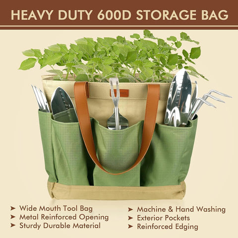 YAUNGEL kneeling pad offers cushioning during extended gardening sessions.
