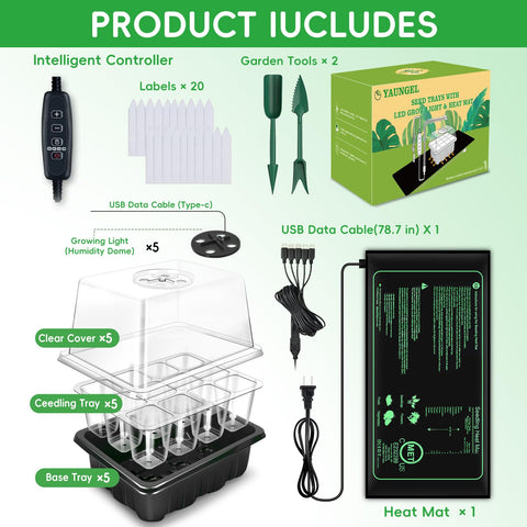 YAUNGEL waterproof surface and air vents enable easy cleaning.