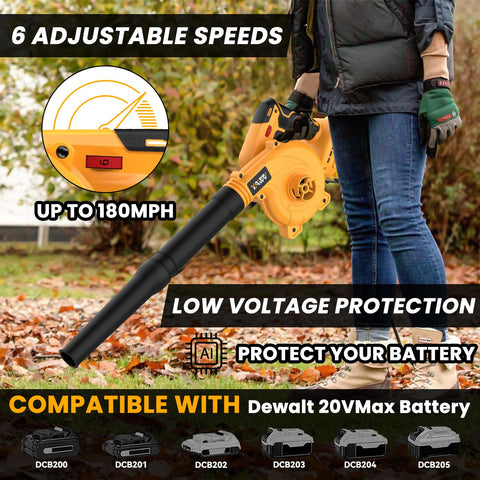 YAWV 2-in-1 blower and vacuum enables versatile indoor and outdoor cleanup.