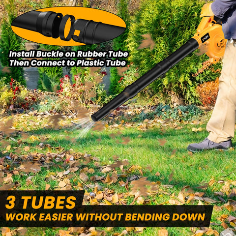 YAWV six-speed control lets you tailor airflow to your task.