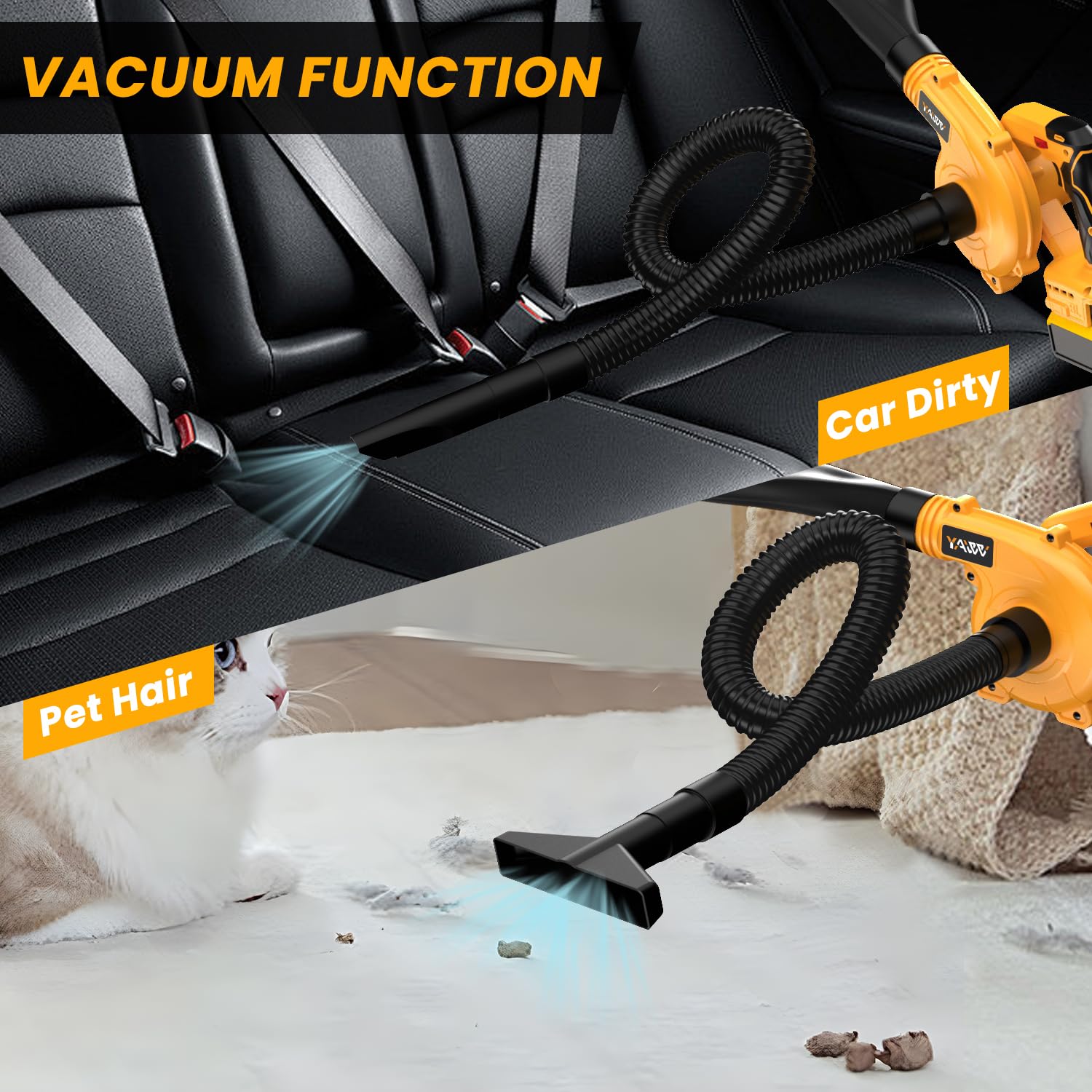 YAWV battery sold separately to pair with your setup.
