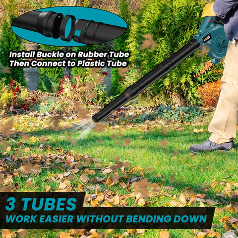YAWV two-in-one blower and vacuum image shows dual functionality.