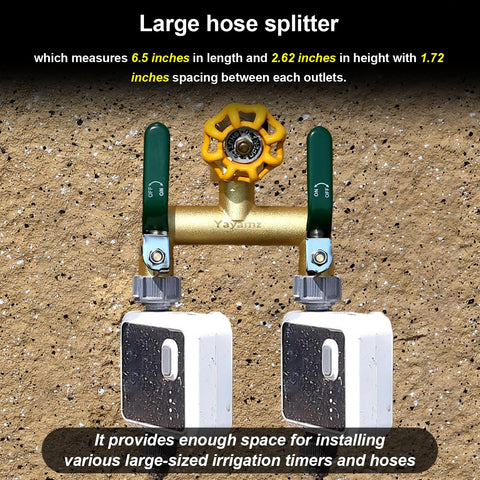 Yayamz hexagonal brass inlet nut supports high-pressure, long-lasting use