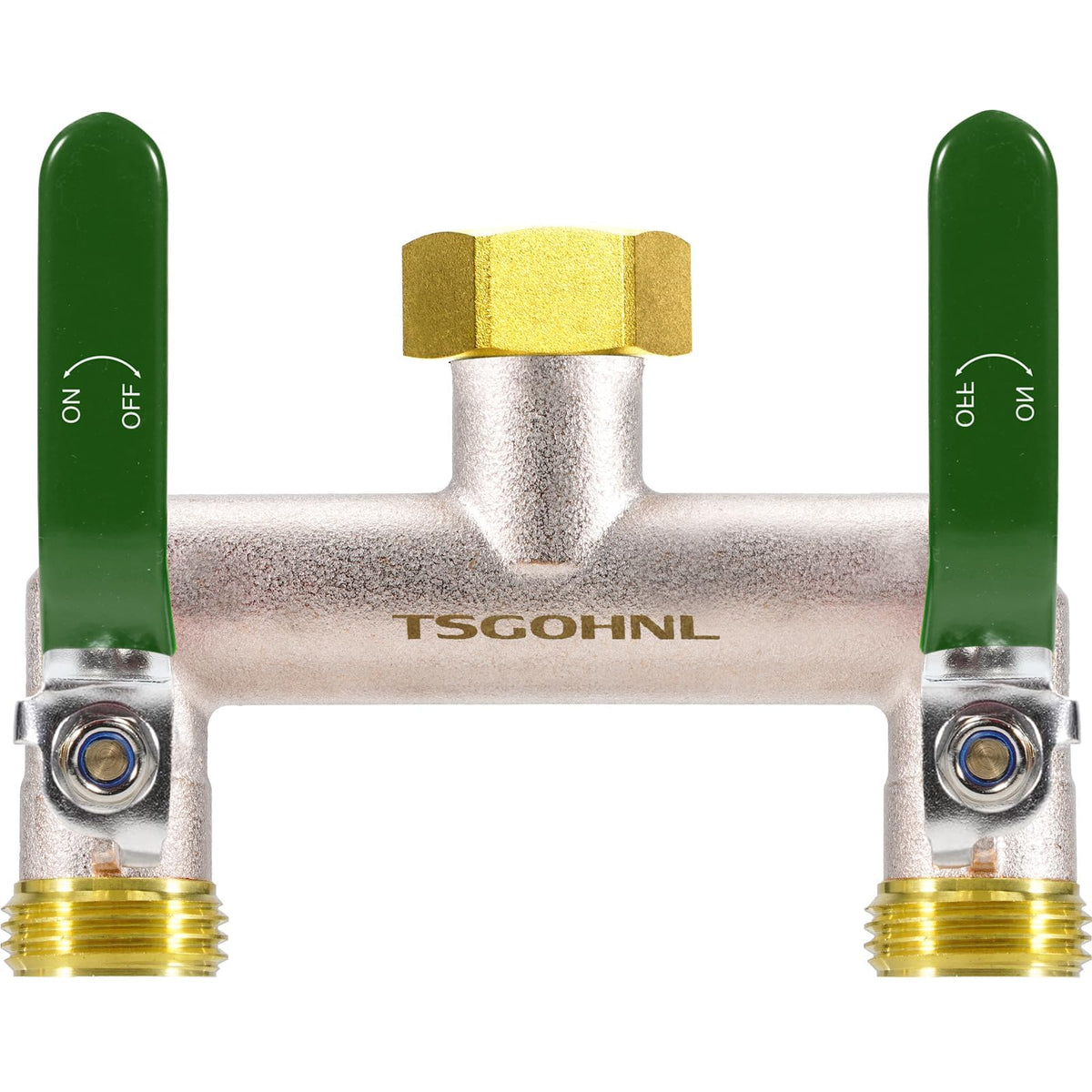 Yayamz brass nickel-plated body demonstrates durable outdoor construction.