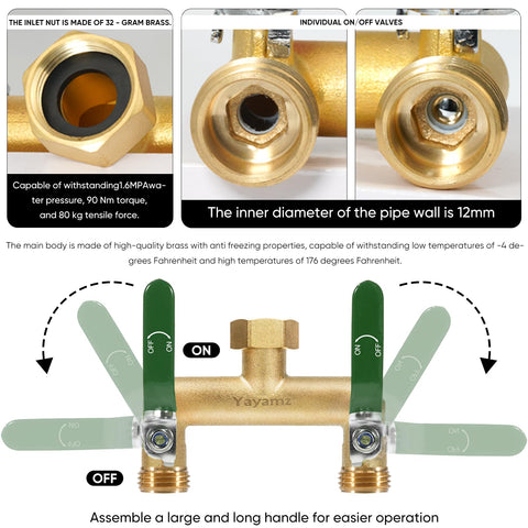 Yayamz upright-outlet diverter ensures vertical connection for durability