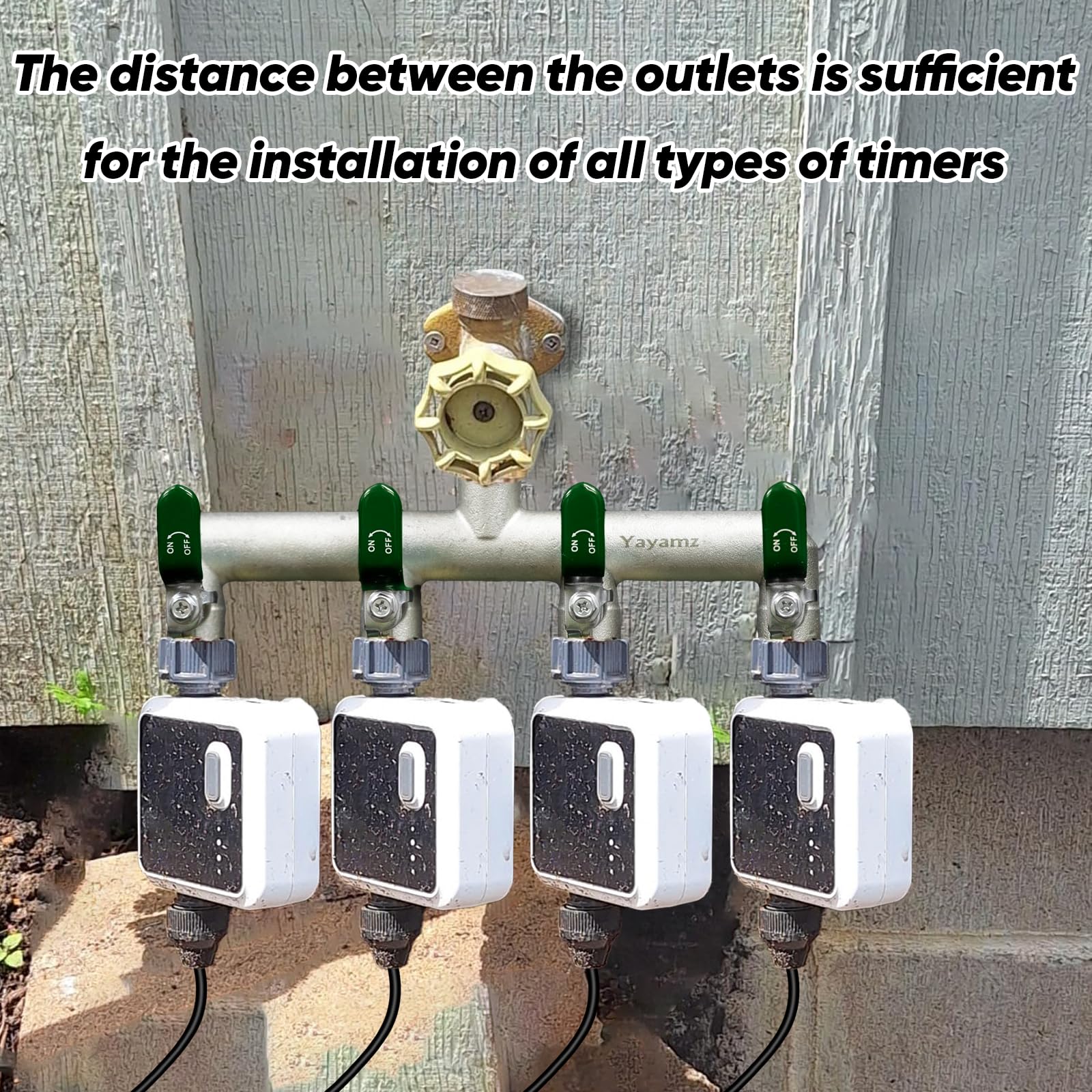 Downward gravity spout design offers stable connections during use.